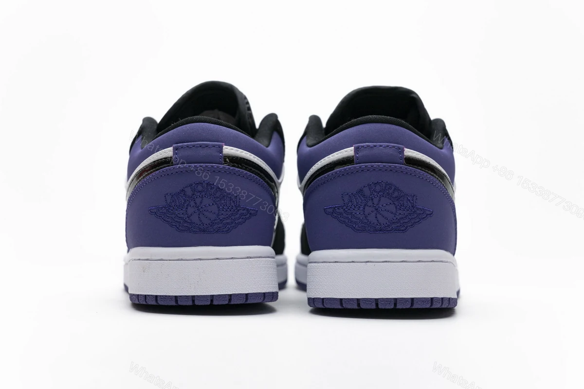 View 4 of Air Jordan 1 Low Court Purple 553558-125