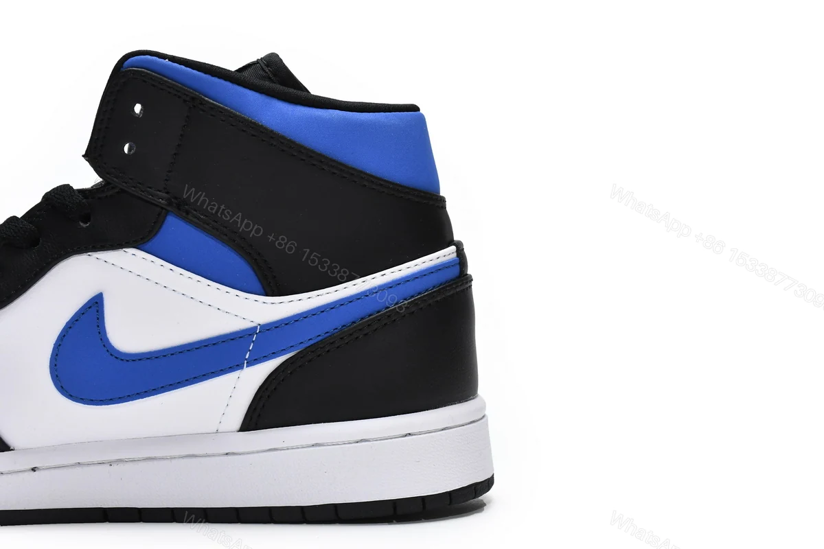 View 3 of Air Jordan 1 Mid Racer Blue 554724-140