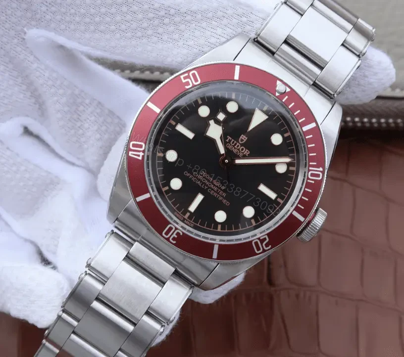 View 3 of Tudor Heritage Black Bay Replica Red Bezel M79230R-0012