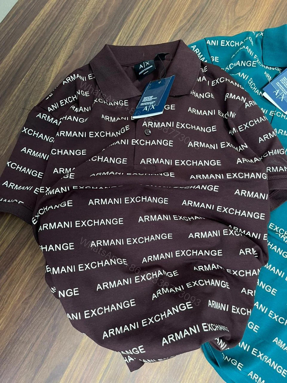 View 3 of First Copy Armani Exchange Store Article – Premium Collar Neck T-Shirt