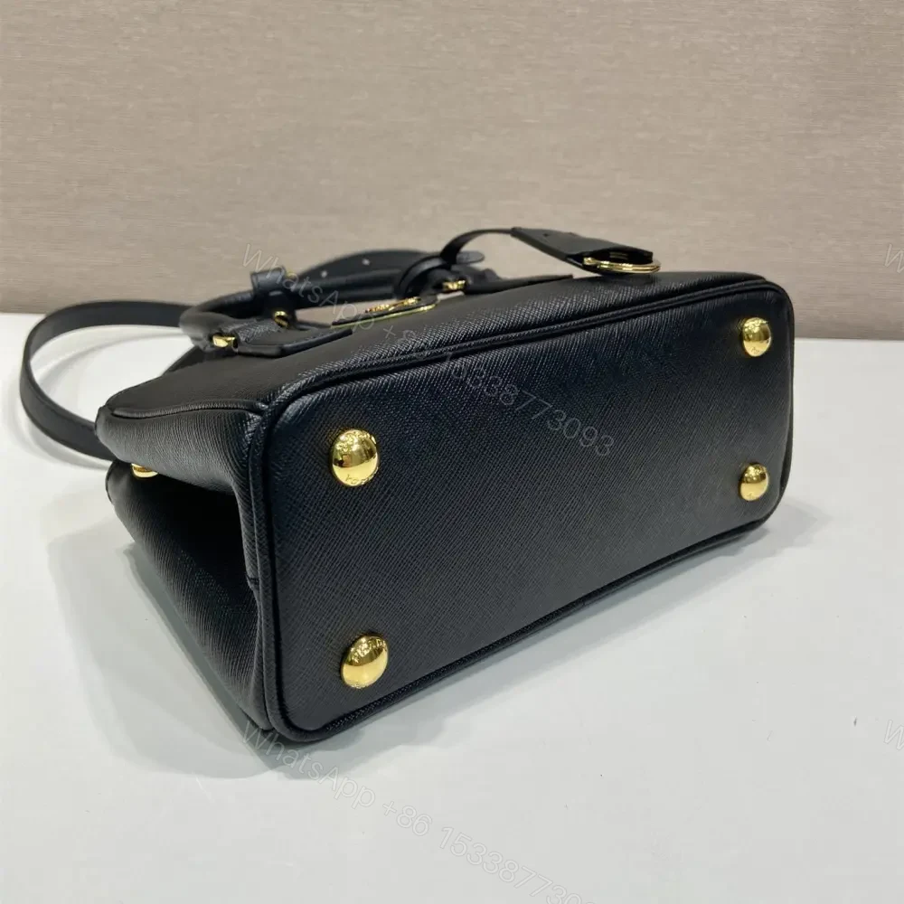 View 6 of 高仿Prada*Galleria系列1BA916紋理牛皮單肩包黑色Mini免檢版