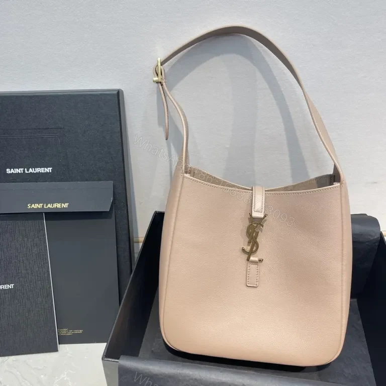 Structured YSL-Inspired Leather Shoulder Bag: Luxe Everyday — view 1