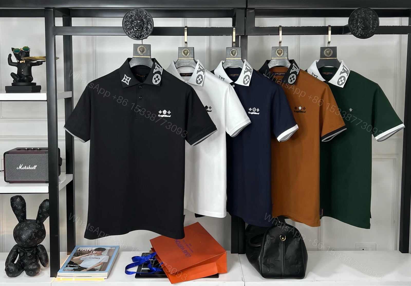 FIRST COPY LOUIS VUITTON LYCRA POLO TSHIRTS — view 1