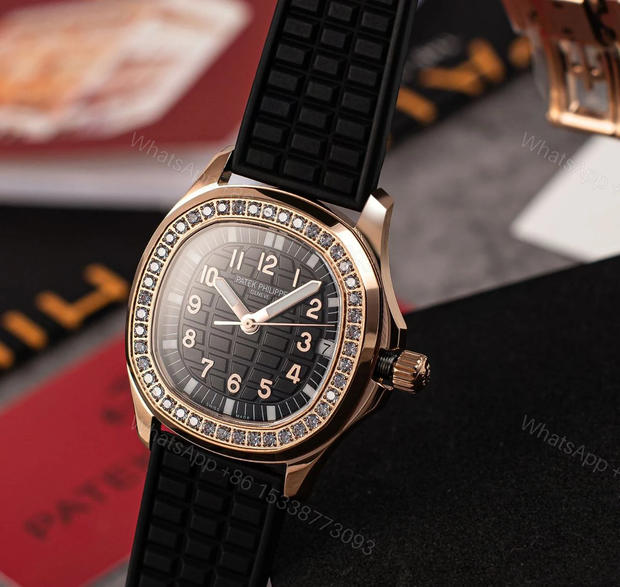 View 8 of Patek Philippe Rose Gold – Ladies – Aquanaut
