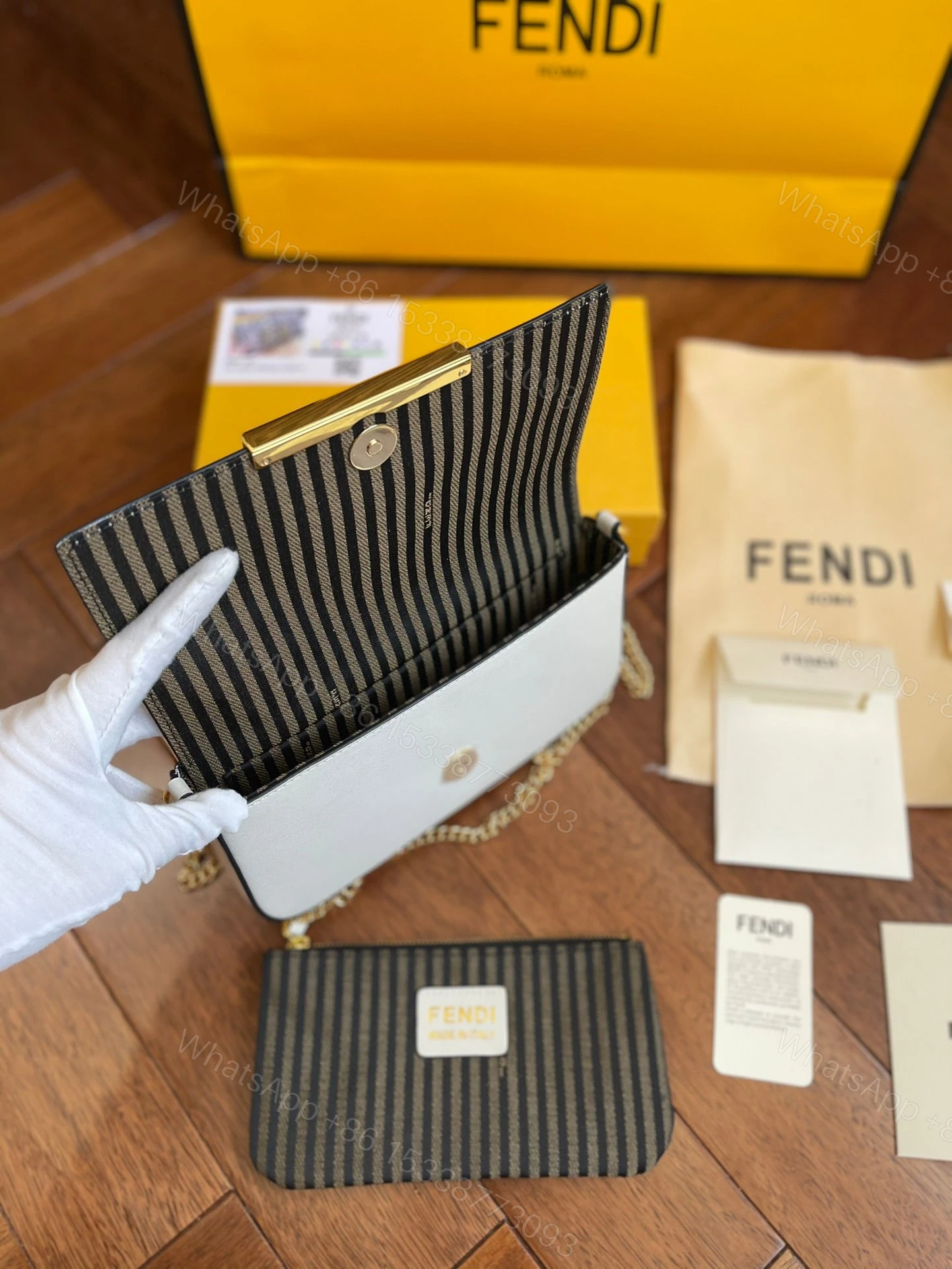 View 5 of Fendi Wallet On Chain With Pouches Bags