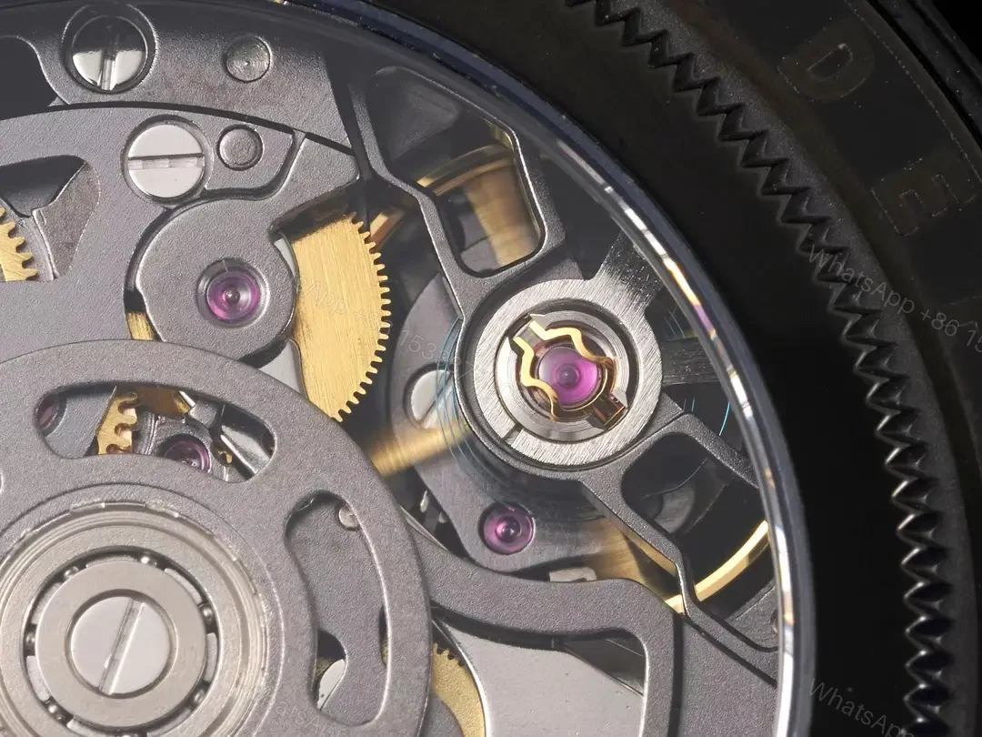 View 7 of Best Rolex Daytona Skeleton Purple replica 40MM Carbon Purple Rubber Strap Edition ROLEX-DAYTONA-SKEL-PUR-RUB-40