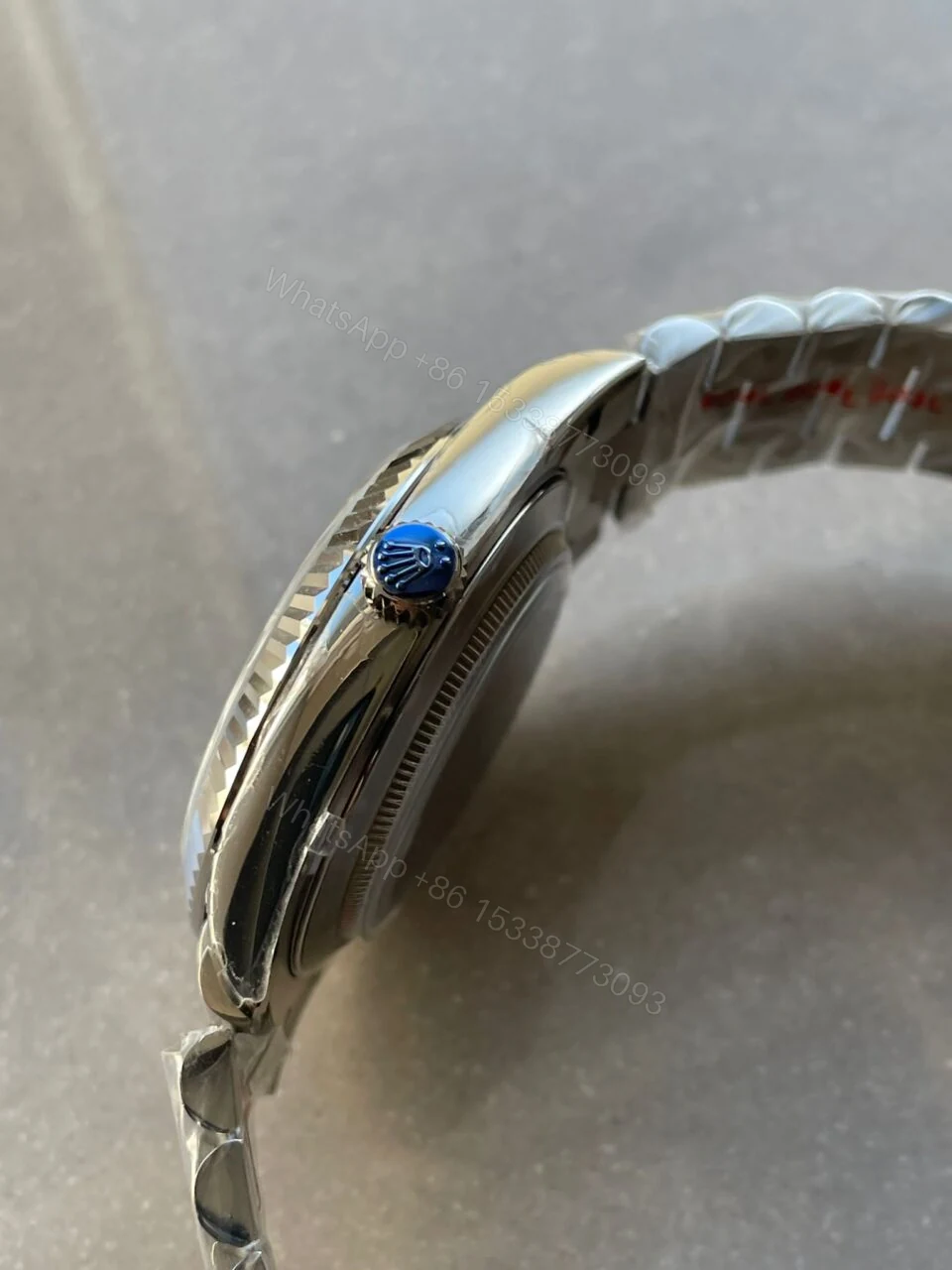 View 8 of EWF Factory SS 1:1 Rolex Day Date II 228239 Best Edition Light Blue Dial A3255