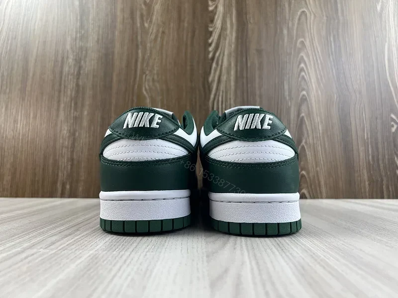 View 4 of Forest Green Premium Leather Low-Tops: Street-Ready Comfort Sneakers