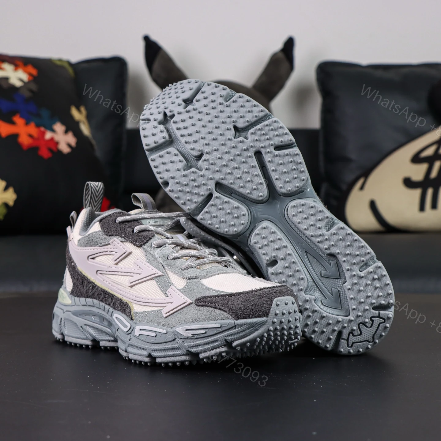 View 3 of Off White Be Right Back Grey