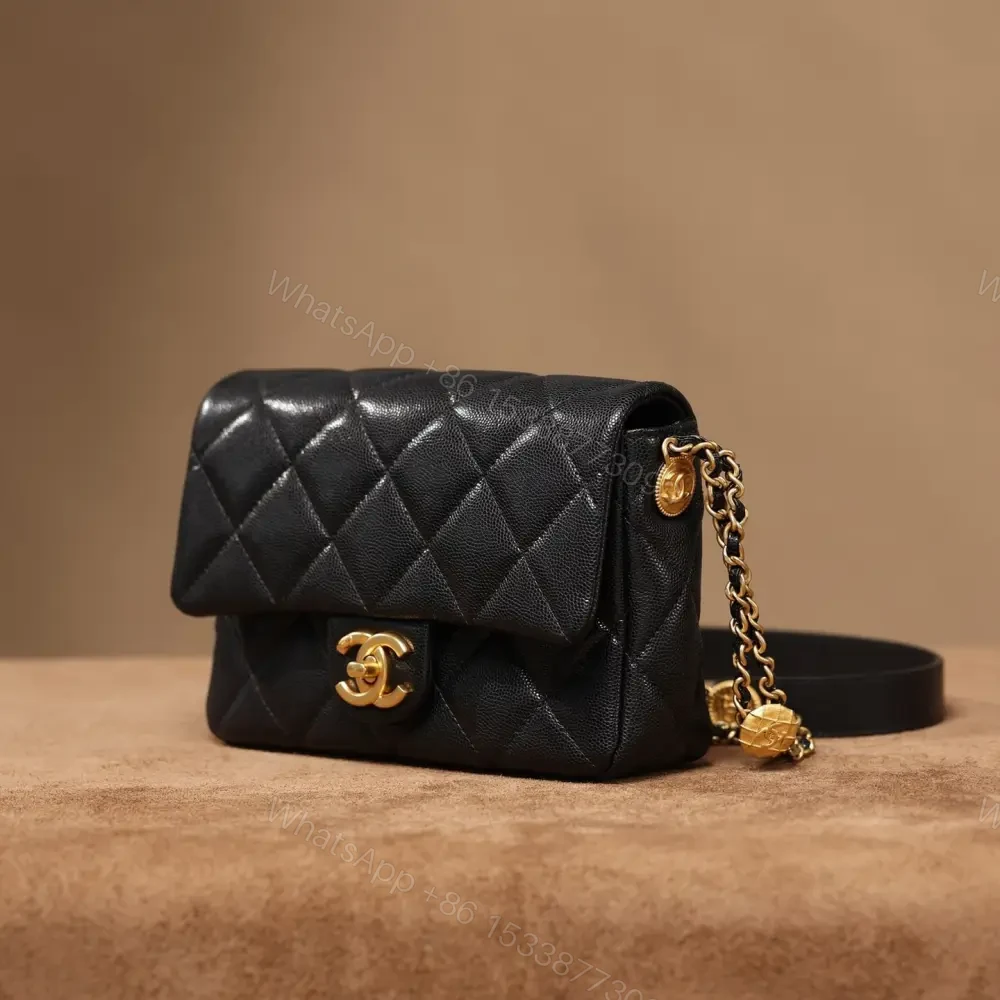View 3 of 高仿Chanel*22A系列金幣包小牛皮S免檢版