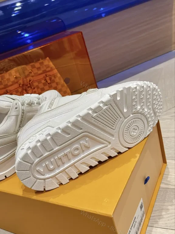 View 4 of Chunky Textured Sneaker â€” Luxe LV-Inspired Comfort Sneaker