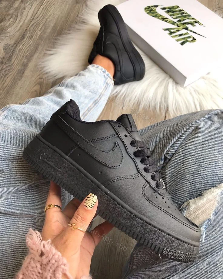 View 2 of FIRST COPY Nike Airforce 1 Low Black For Women