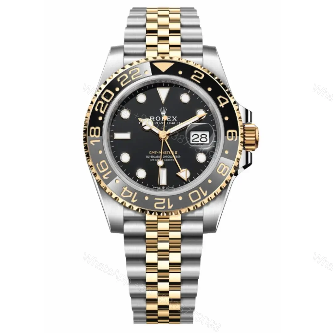 2023 GMT-Master 2 Silver Gold Replica Clone Watch — view 1