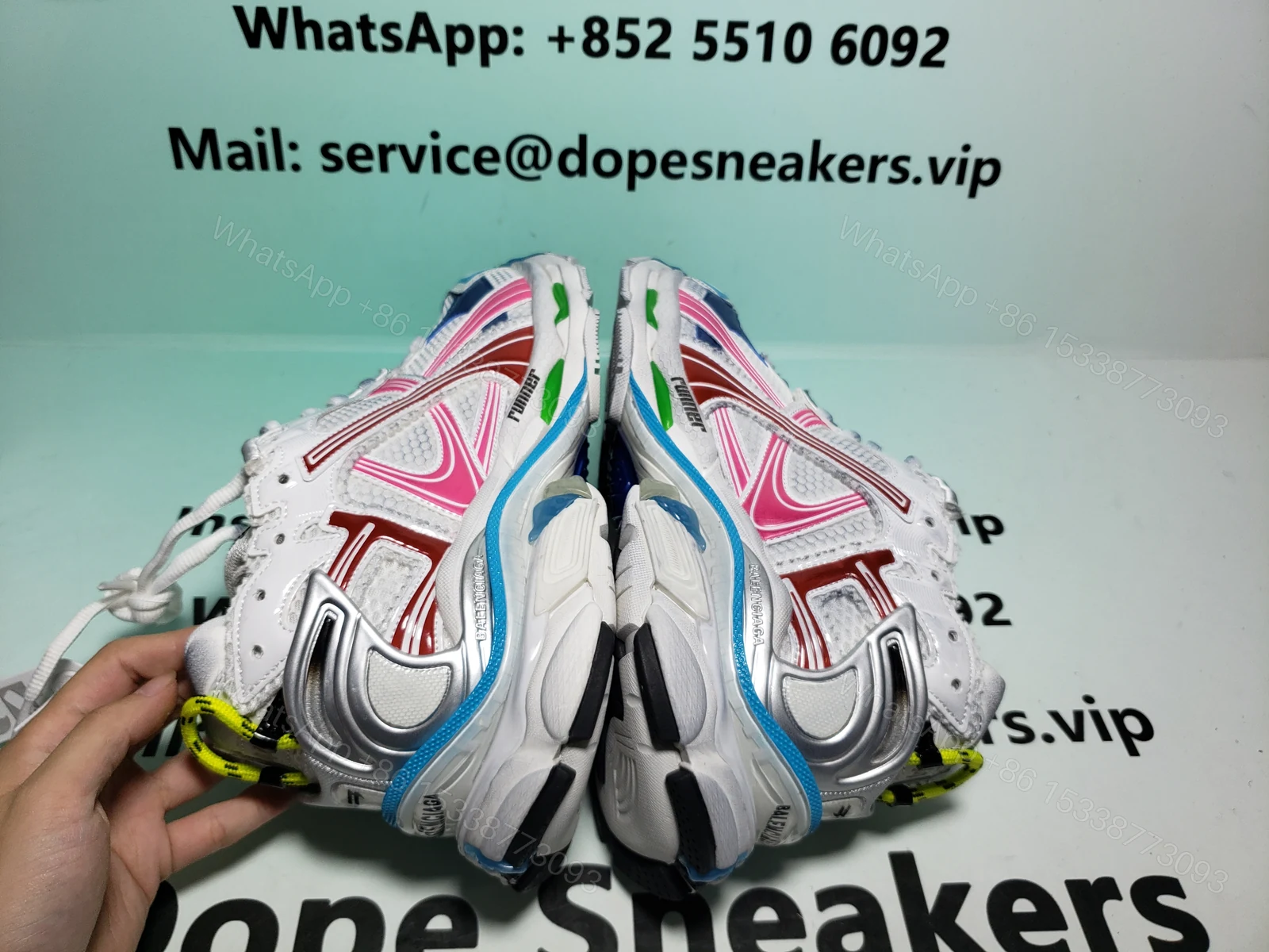 View 10 of Balenciaga Runner Multicolor Mesh and Nylon 772774W3RBW9645