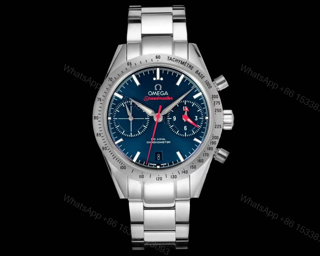 Omega Speedmaster 57 Blue Replica Steel Bracelet 42MM Premium 331.10.42.51.03.001 — view 1