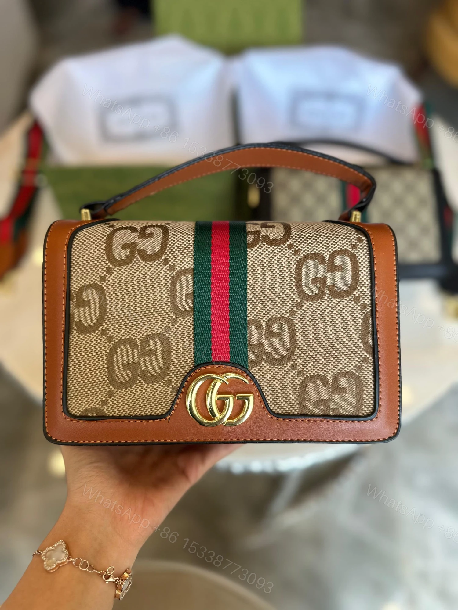 View 2 of FIRST COPY GUCCI SIDE SQUARE BAG