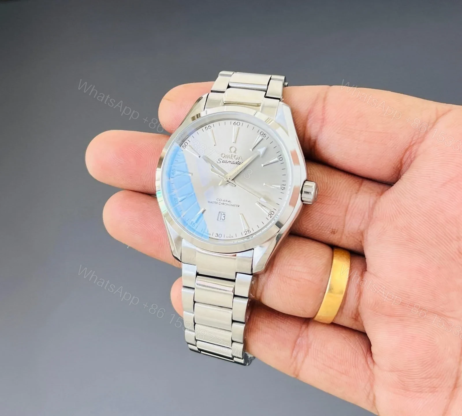 View 2 of OMEGA rich Seamaster Aqua Terra