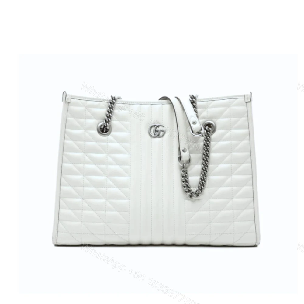 Gucci GG Marmont Small Tote Bag White 26Cm 681483 UM8BN 9022 — view 1