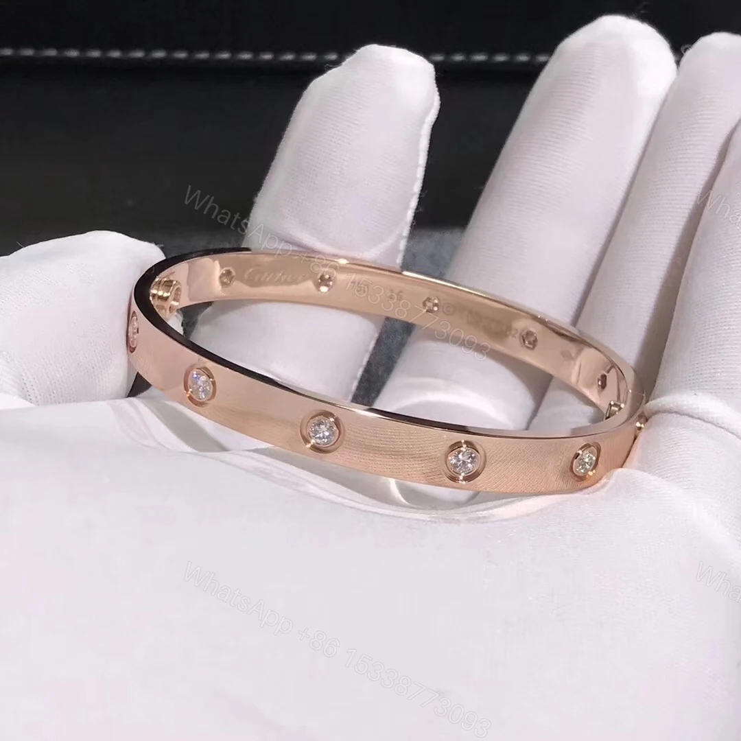 View 2 of Cartier Love Bracelet, 10 Diamonds