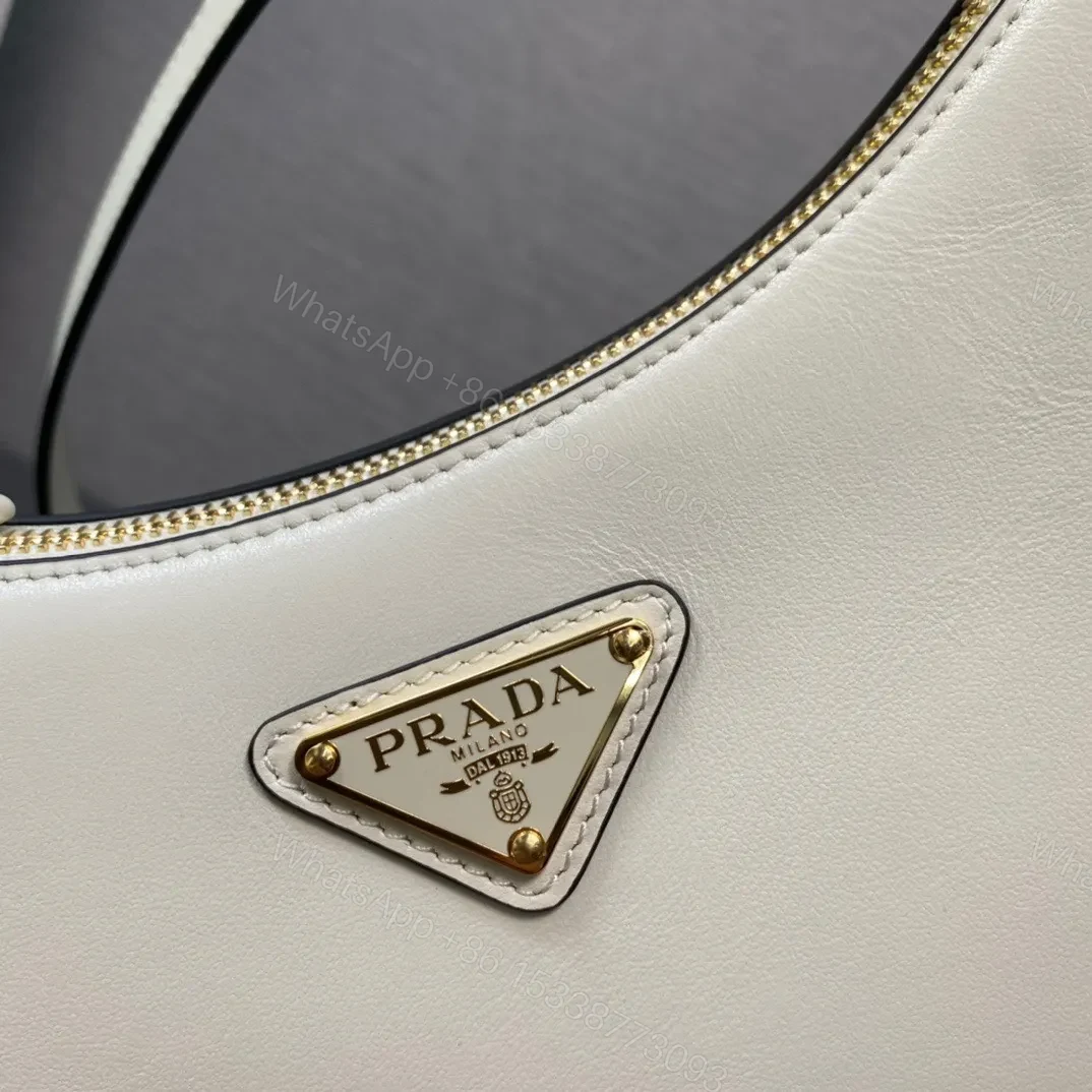 View 10 of Prada Arque Small Leather Shoulder Bag