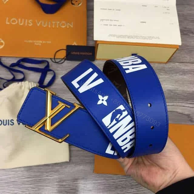 View 5 of LOUIS VUITTON X NBA 3 STEPS 40MM REVERSIBLE MONOGRAM CANVAS BELT – B99