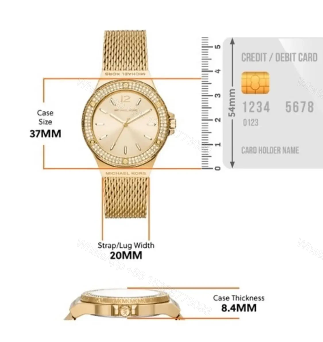 View 3 of Michael Kors For Her 7AA Collection Watch