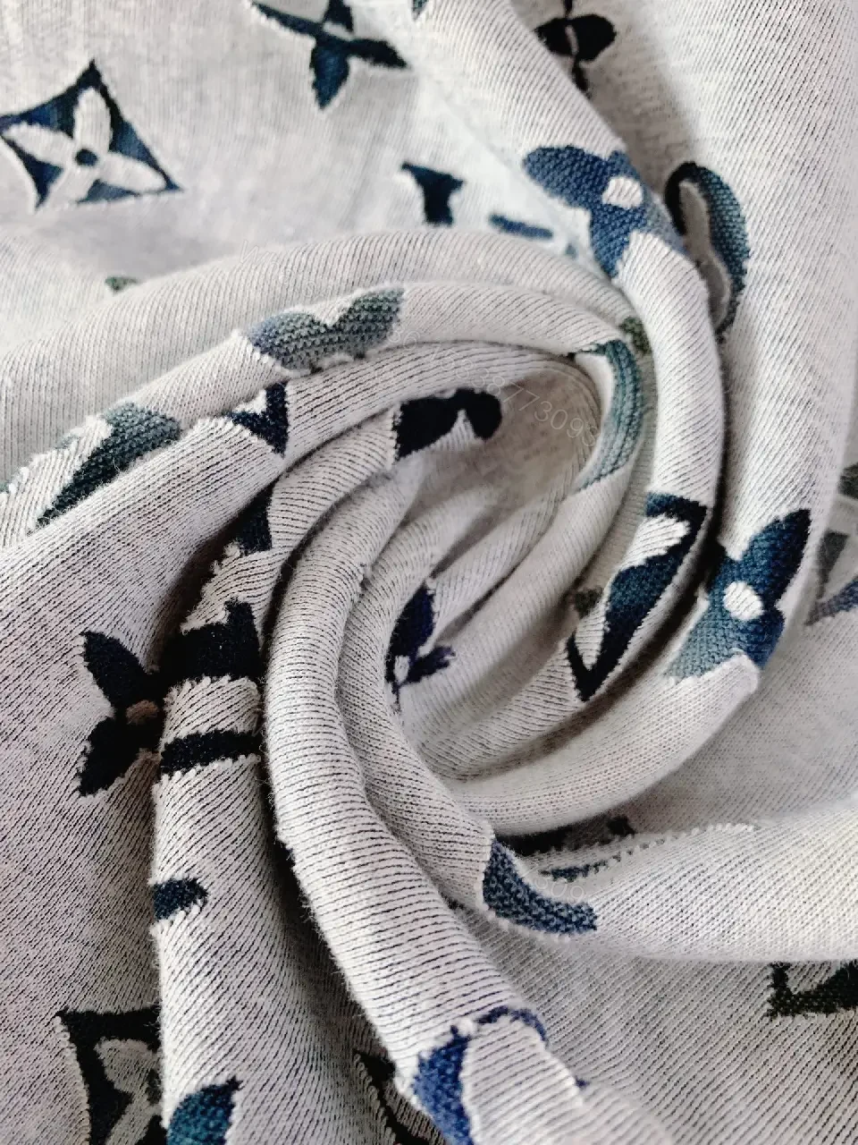 View 2 of All-Over Monogram Tee: Luxe Casual Comfort Shirt