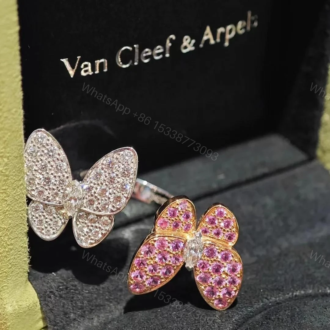 View 5 of VCA Two Butterfly Between the Finger ring