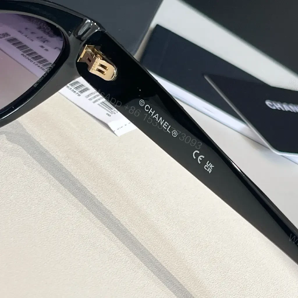 View 3 of Quilted Leather Wallet + Sunglasses Duo: Luxe, Discreet Style