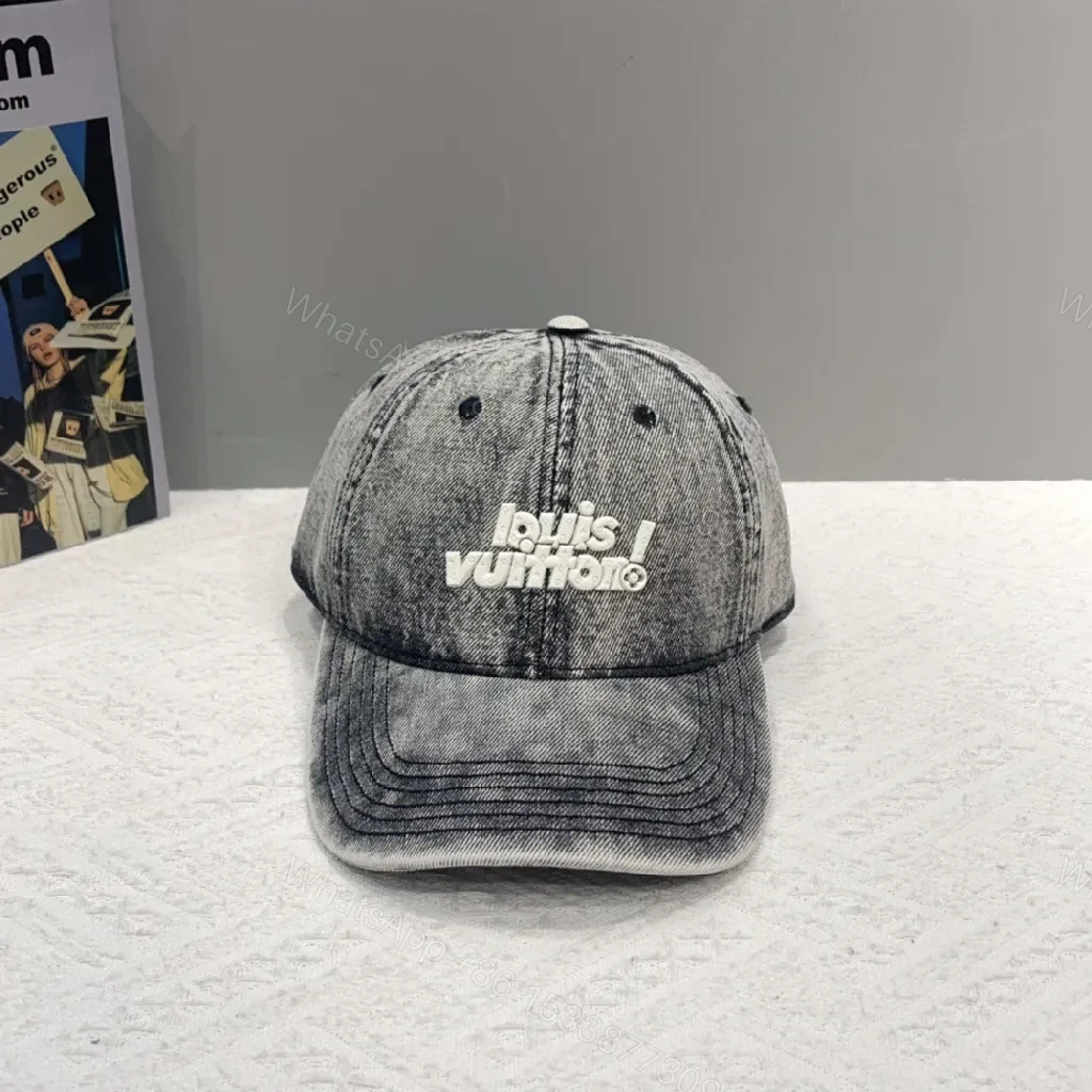 View 6 of Textured Cotton Cap: Subtle Embroidery, Six-Panel, Adjustable