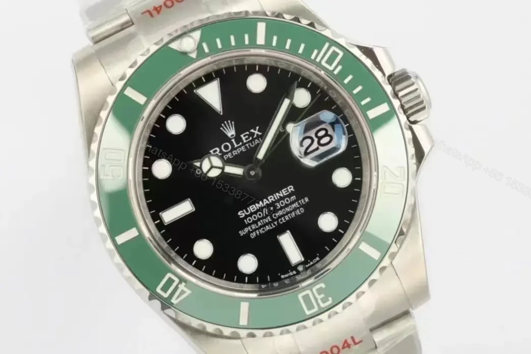 View 4 of Rolex Submariner Date 16610LV Mark 4 Green Bezel Watch 16610LV MK4
