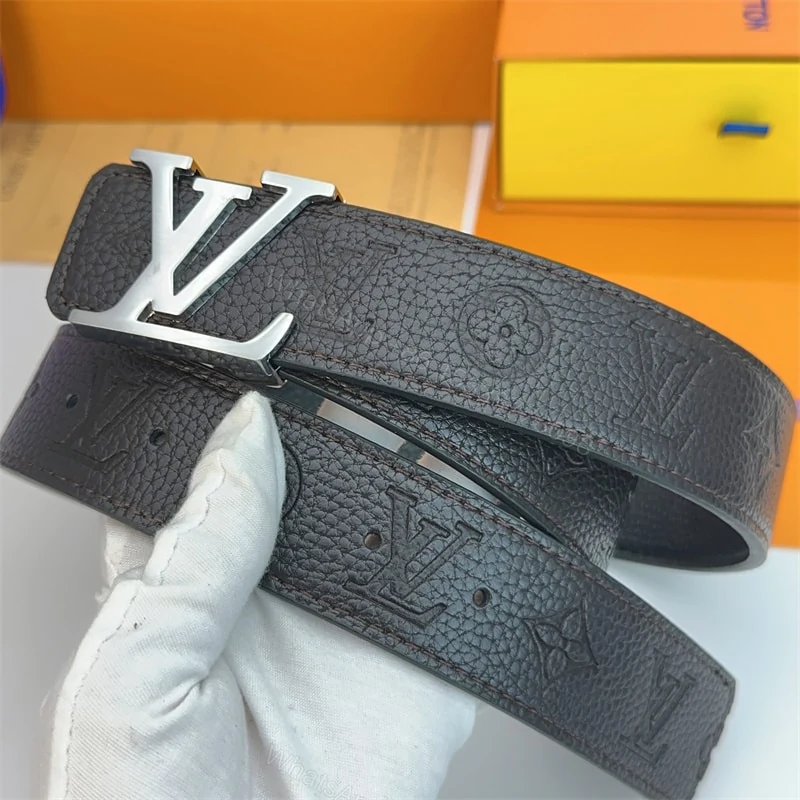 View 3 of LOUIS VUITTON LV DIMENSION 30MM DOUBLE SIDED BELT BLACK M8854U