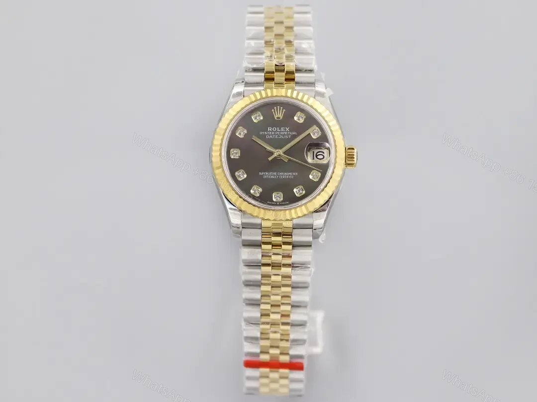 Rolex Datejust 36 Rolesor Yellow Domed Jubilee Brown Dial116203-0181 — view 1