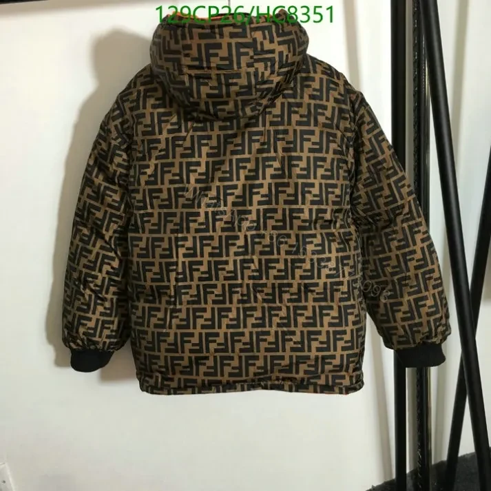 View 4 of Fendi Women’s Down Jacket HC83514 – Chic & Reversible Design