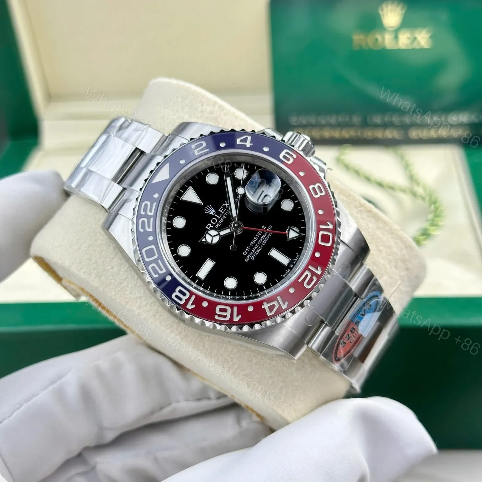 View 4 of Replica Rolex GMT-Master II Black Dial 116719