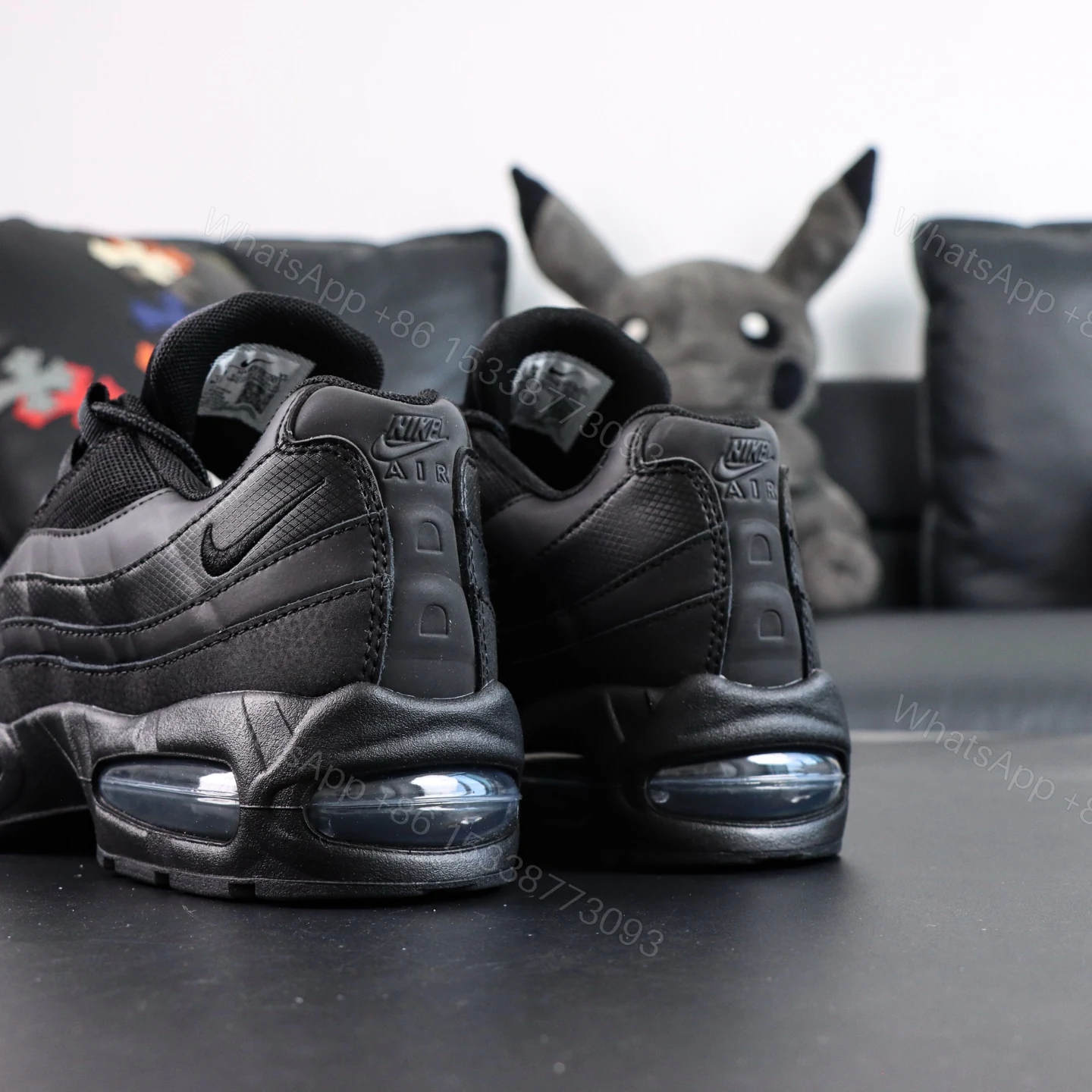 View 5 of Air Max 95 Triple Black Reps
