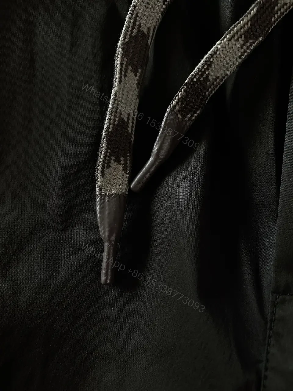 View 10 of Black Nylon Drawstring Shorts - Burberry Style Utility Short