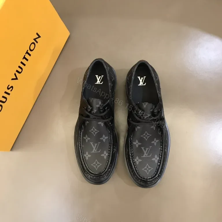 View 4 of Monogram Leather Loafers: Luxe Comfort & Iconic Style