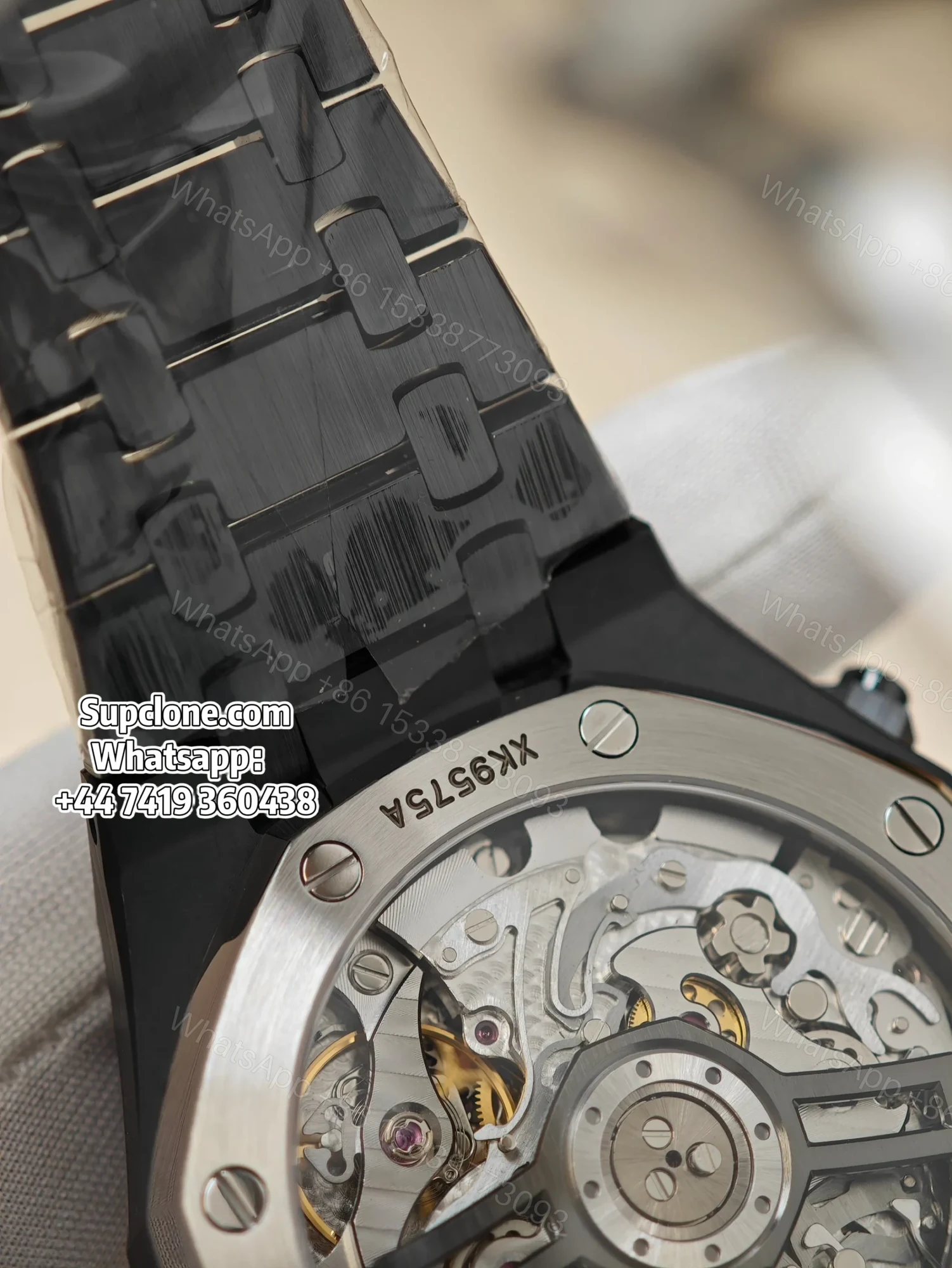 View 11 of Audemars Piguet Super Clone Royal Oak Ceramic Black Dial 26240 Chronograph 41mm