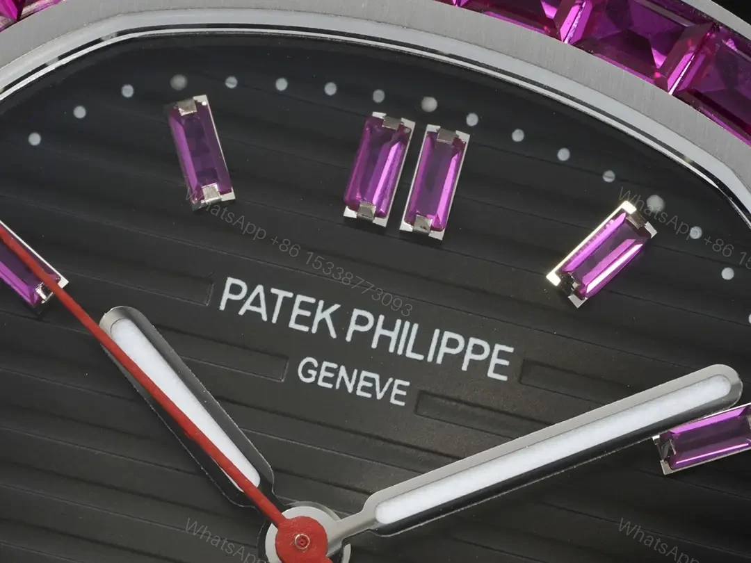 View 4 of Patek Philippe Nautilus 5711 Platinum – Ruby Grey Dial 5711/112P-001