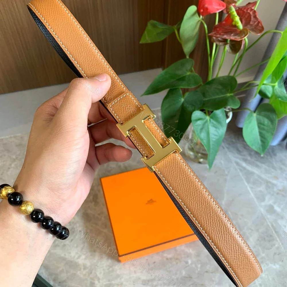View 2 of Hermes Mini H Belt Bucket And Reversible Strap Black Brown 24Mm H079645CC06