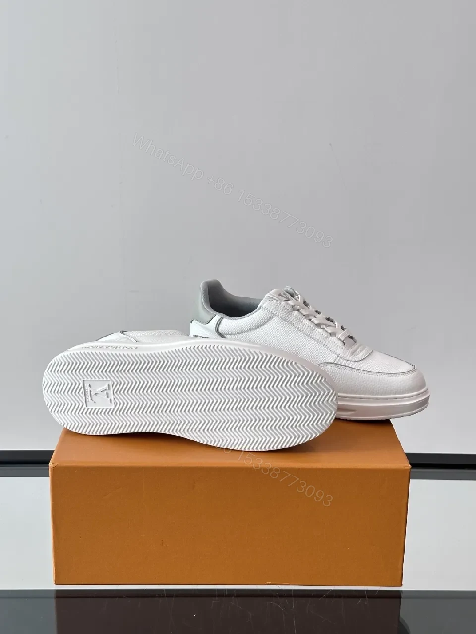 View 6 of Minimalist White Luxury Sneaker: Sculpted Comfort Footwear