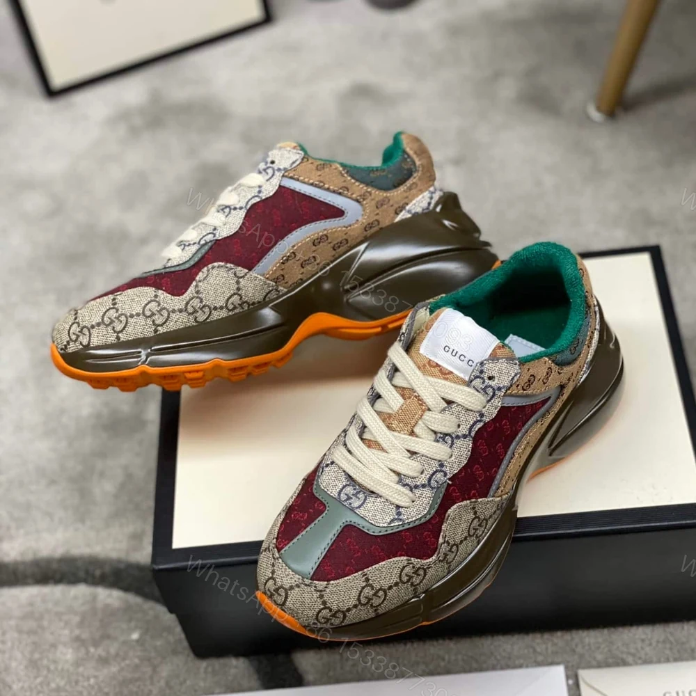 View 4 of Gucci Women’S GG Rhyton Sneaker ‎619891 99WG0-6060