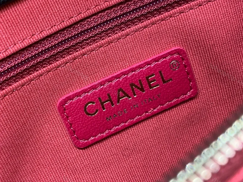 View 9 of Chanel Quilted Black Leather Shoulder Bag with Gold Chain