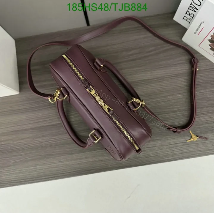 View 11 of Loewe Burgundy Amazona 23 Bag featuring Gold-Tone Hardware DZ2857