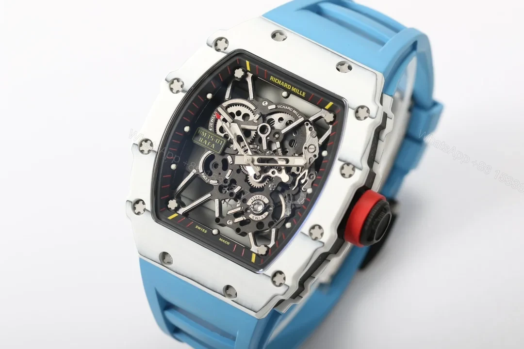 View 2 of Richard Mille RM35-01 NTPT Carbon Fiber RMUL3 Skeleton Automatic Watch RM35-01-NTPT-WG