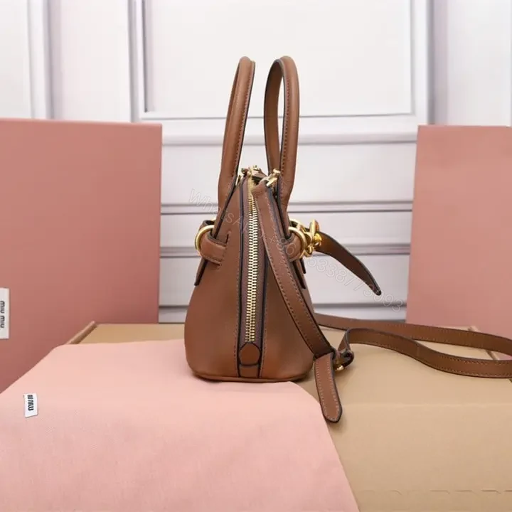 View 4 of 高仿miumiu*Aventure系列5BB169手提包棕色小號免檢版
