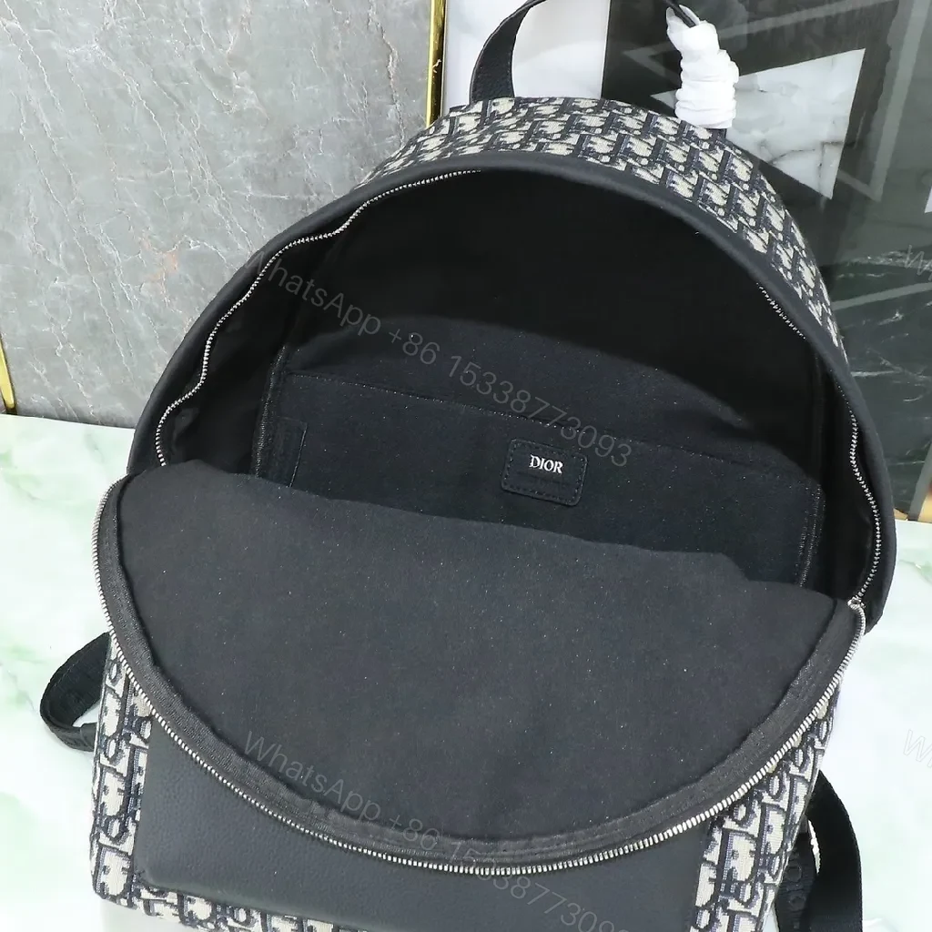 View 7 of Compact Monogram Backpack: Luxe, Modern, Functional Carry