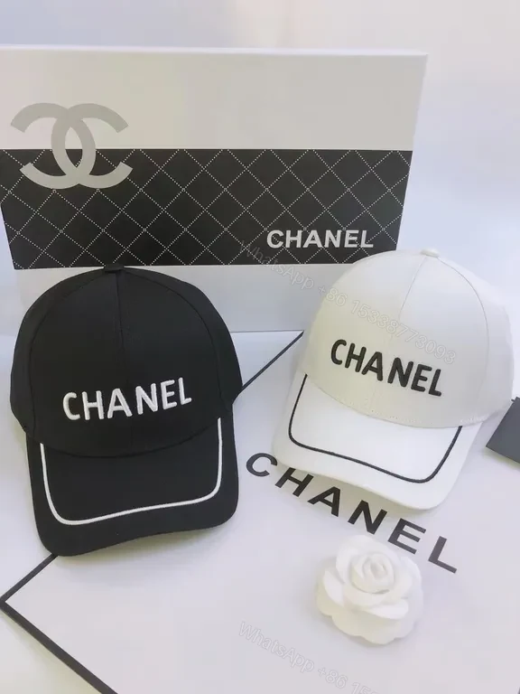 Chic Chanel Logo Cap Duo - Premium Everyday Luxury Hats — view 1