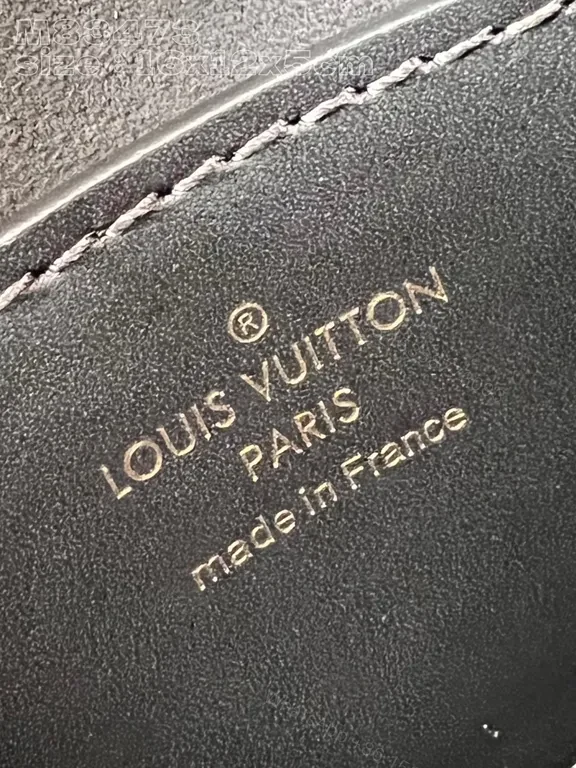 View 6 of Compact Monogram Luxe Handbag: Dual-Tone Gold Lock